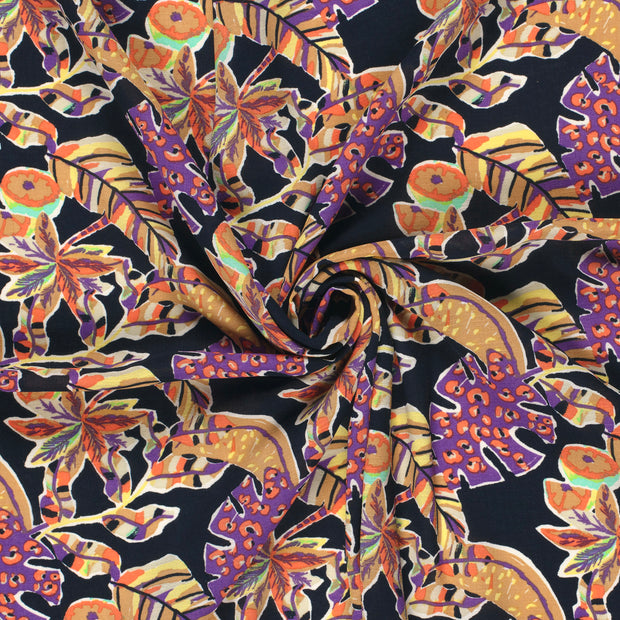 Polyester Bubble fabric Black 