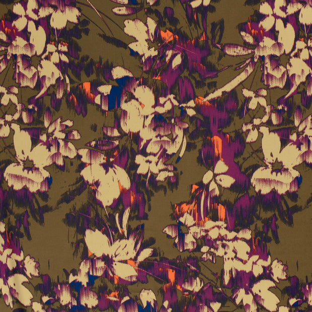 Satin Duchesse fabric Taupe Grey slightly shiny 
