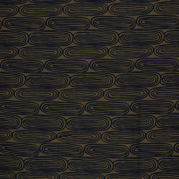 Borken Crepe fabric Taupe Grey matte 