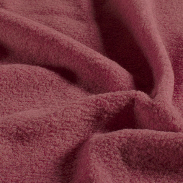 Fleece fabrik Melange Altrosa