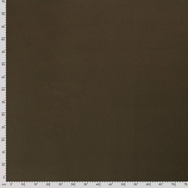 Viscose Jersey fabrik Uni Khaki-Grün
