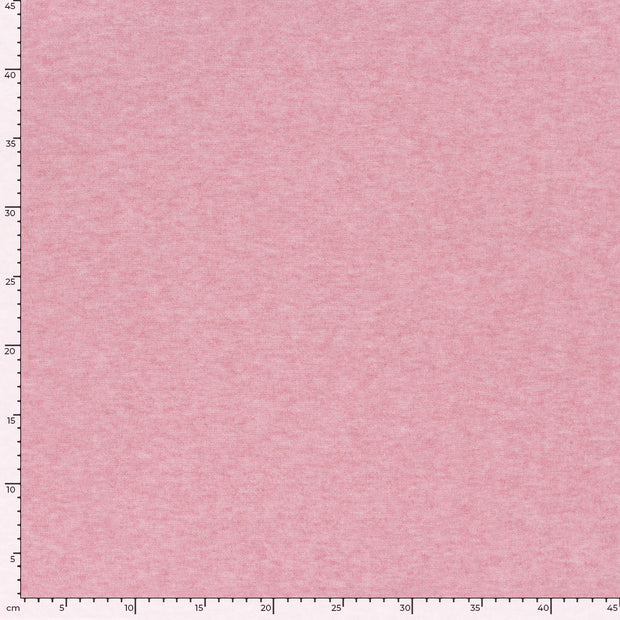 Heavy Knit fabric Melange Pink