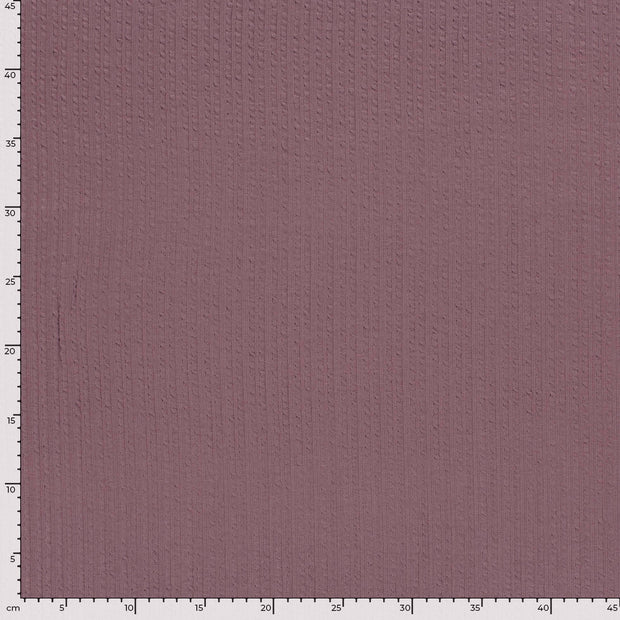 Rib Jacquard fabric Unicolour Mauve