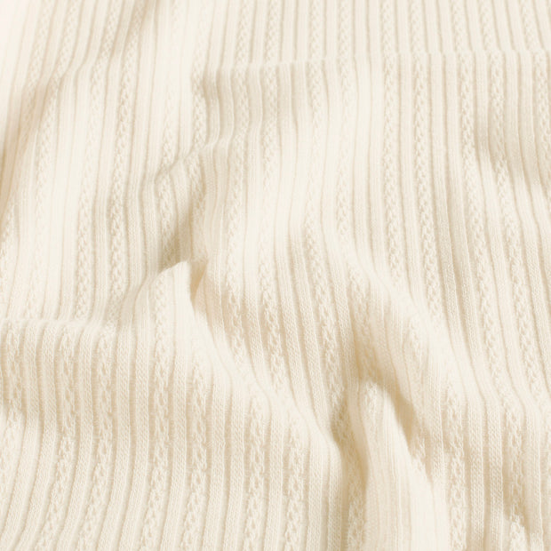 Pointelle tissu Nude