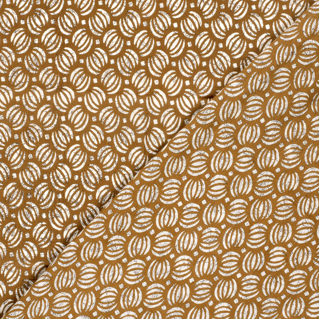 Voile fabric Abstract printed 