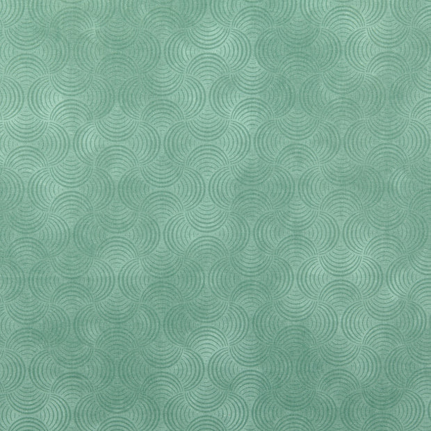 Katoen Poplin stof Geometrisch Mint