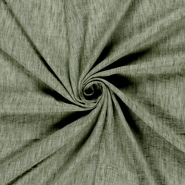 Woven Polyester fabric Khaki Green printed 