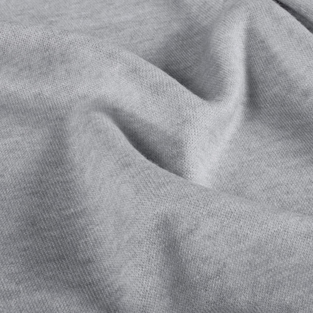 Heavy Knit fabric Melange Light Grey