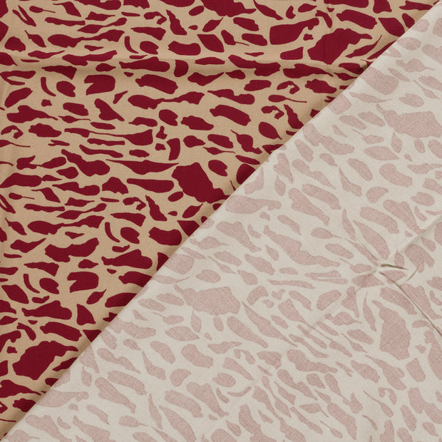 Viscose Twill fabric Abstract printed 