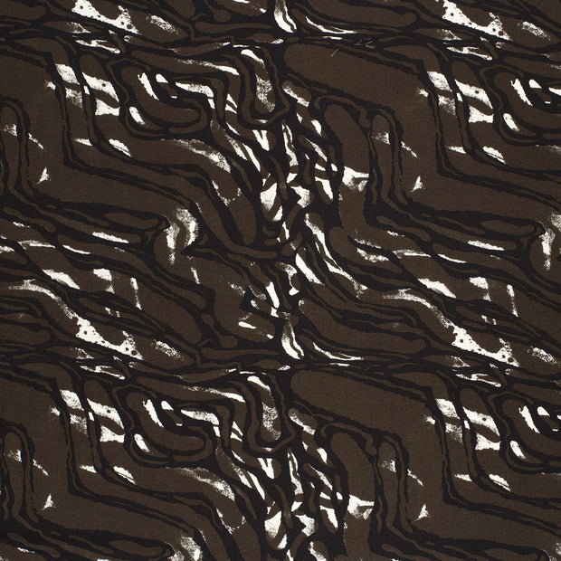 Punta di Roma fabric Black matte 