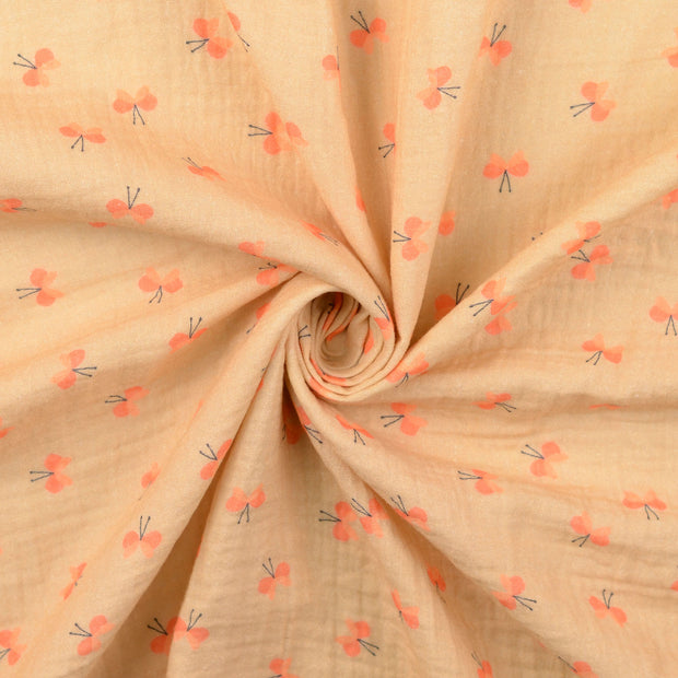 Muslin fabric Beige 