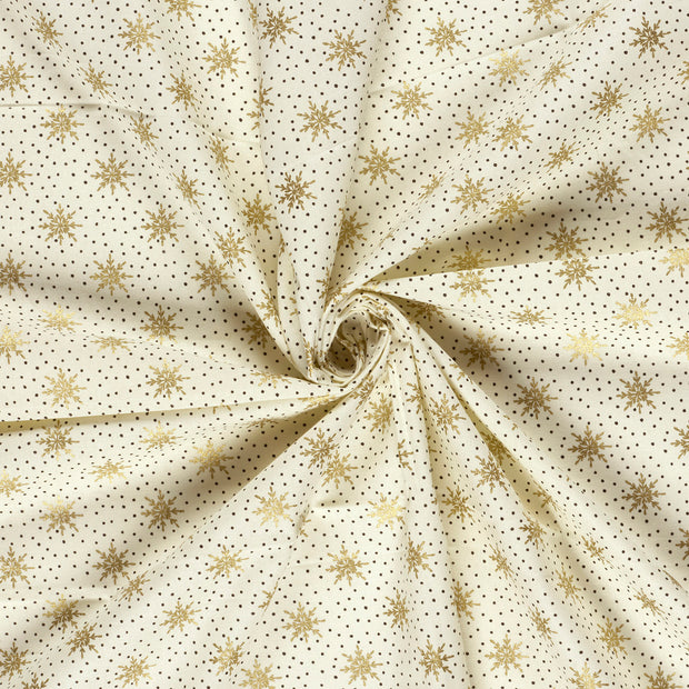 Cotton Poplin fabric Off White 