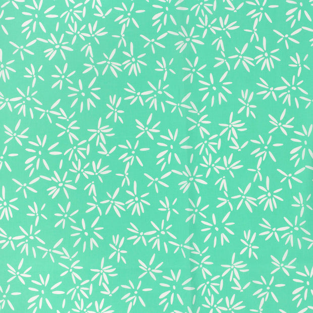 Cotton Satin fabric Petrol matte 