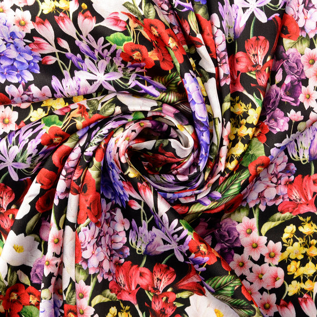 Viscose Satin fabric Multicolor 