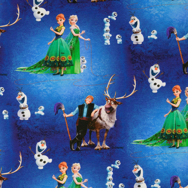 Cotton Jersey fabric Cobalt 