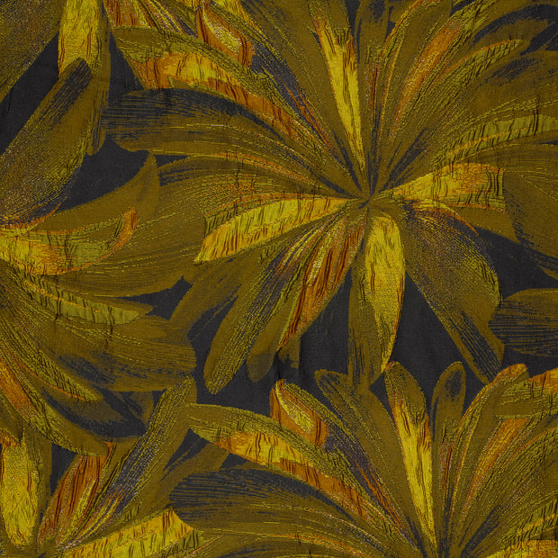 Jacquard tela Ocre con textura 