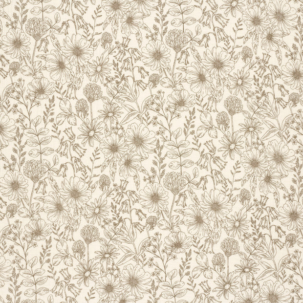Muslin fabric Off White matte 