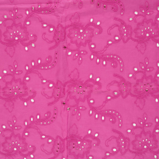 Cotton Poplin fabric Pink matte 