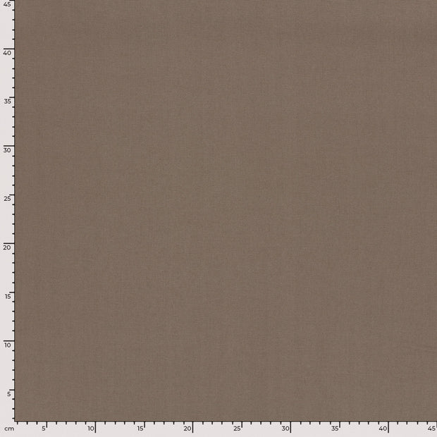 Canvas fabric Unicolour Taupe Grey