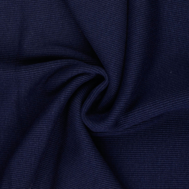 Heavy Knit fabrik Marine 