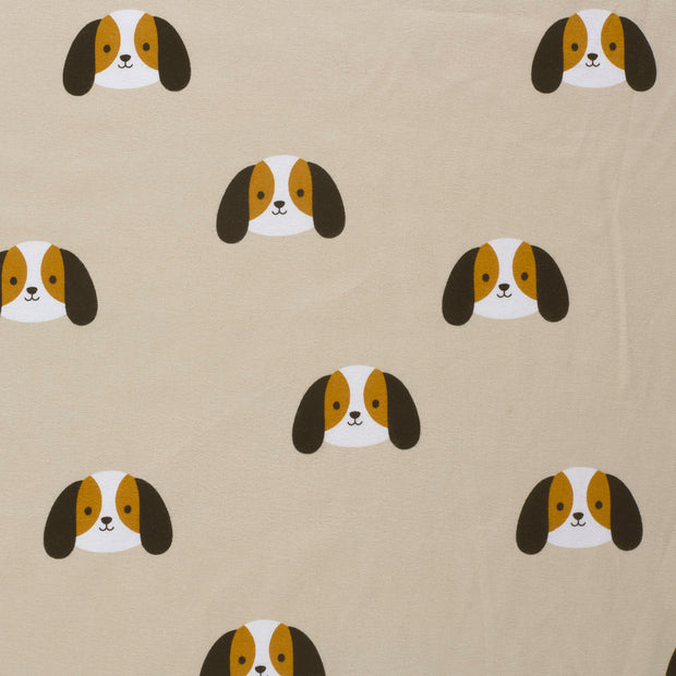 Flannel fabric Beige 