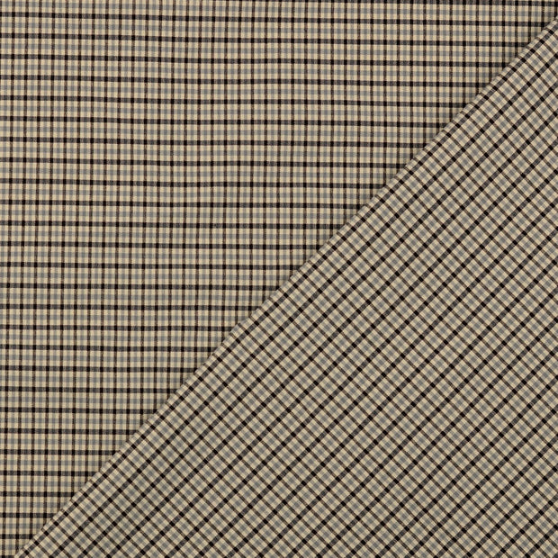 Bengaline fabric Grey yarn dyed 
