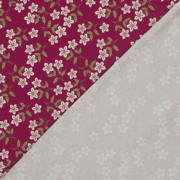 Jersey fabrik Blumen bedruckt 