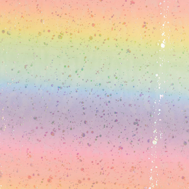 Tulle fabric Rainbow Multicolor