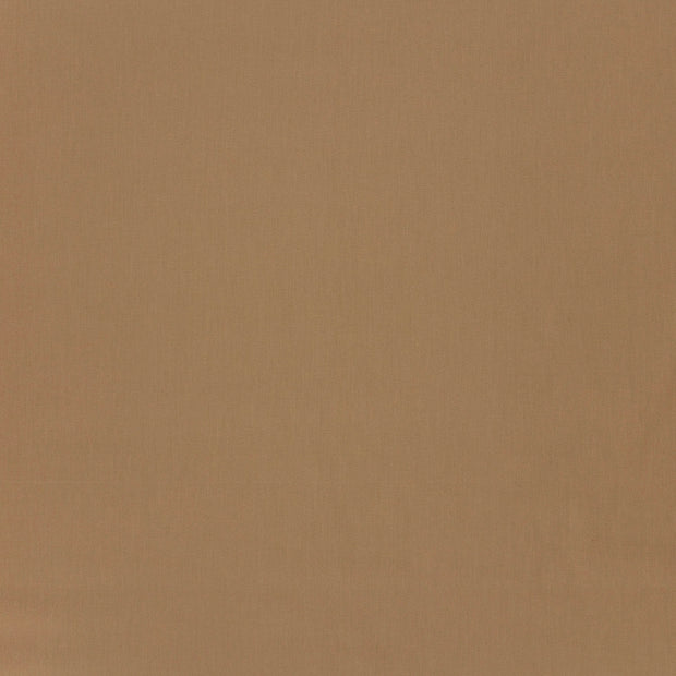 Cotton Poplin GOTS organic fabric Camel matte 