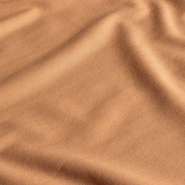 French Terry GOTS organic fabric Unicolour Salmon