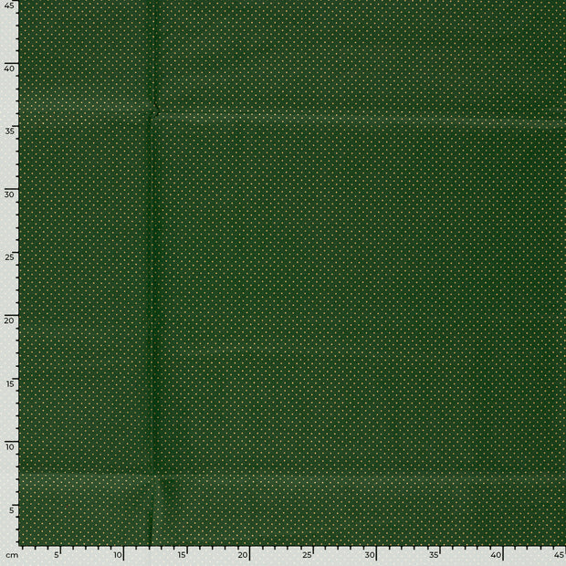  fabric Dots Dark Green