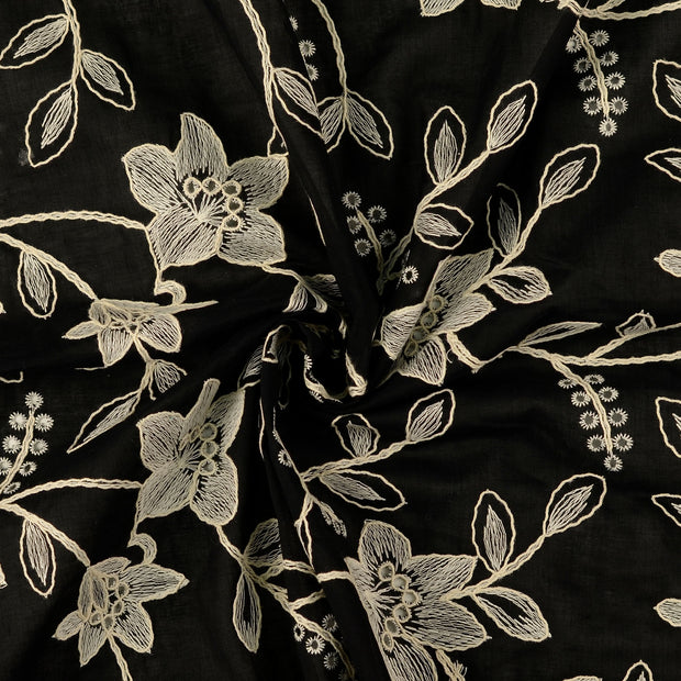Lace fabric Black 
