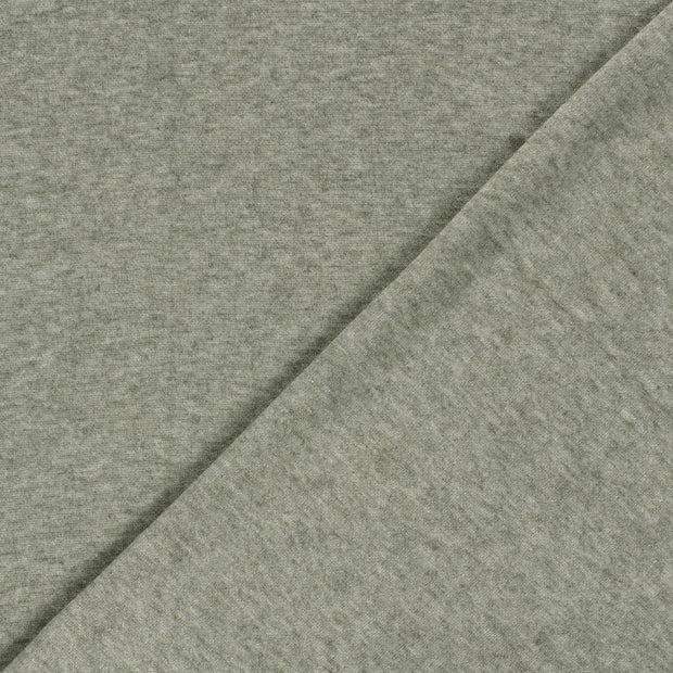 Heavy Knit fabric Melange brushed 
