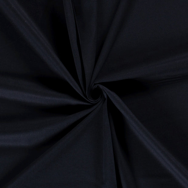 Viscose Lin Chaine et Trame tissu Bleu Marine 