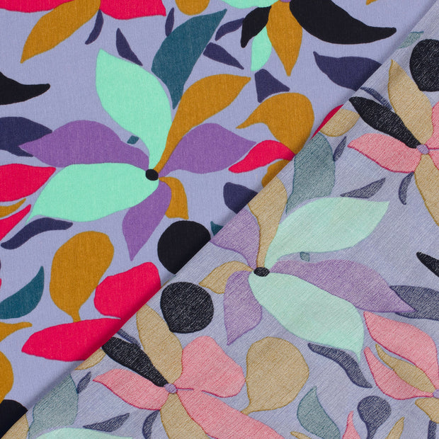 Borken Crepe fabric Abstract printed 