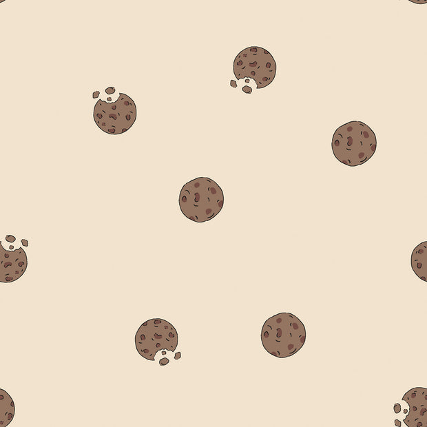 Jersey fabric Abstract Beige