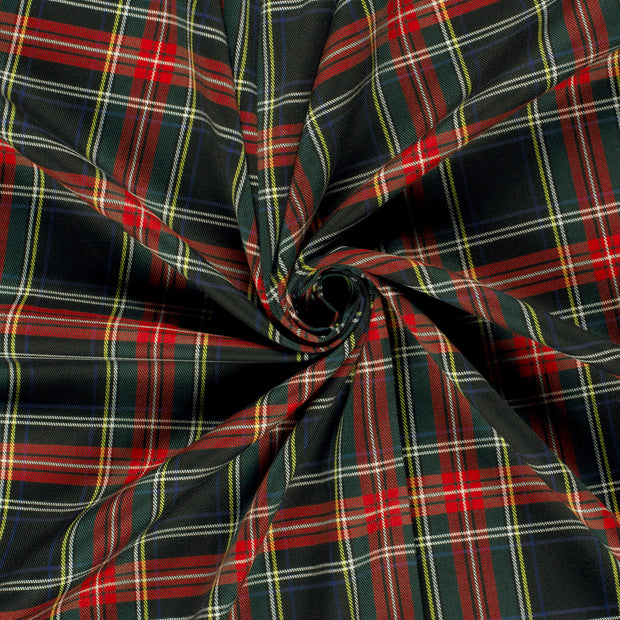 Gabardine Stretch fabric Black 