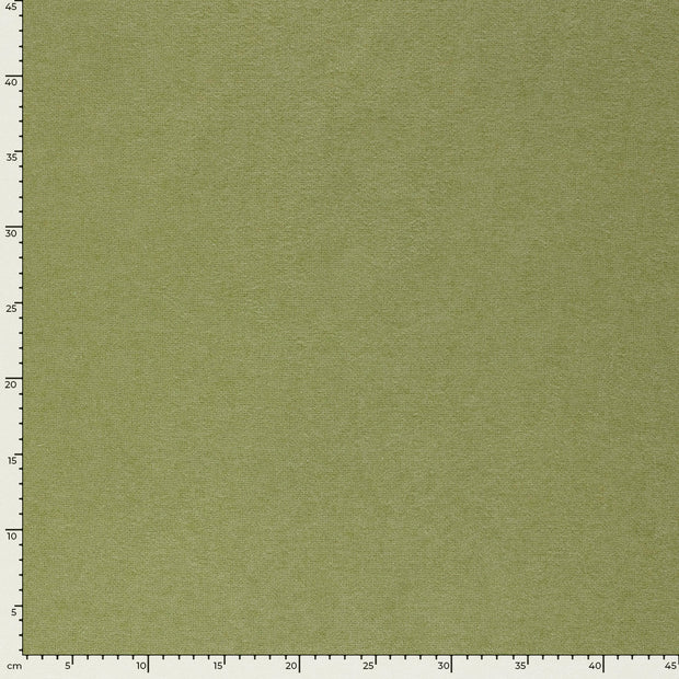 Heavy Knit fabric Unicolour Olive Green