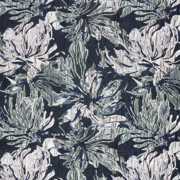 Jacquard fabric Black texturized 