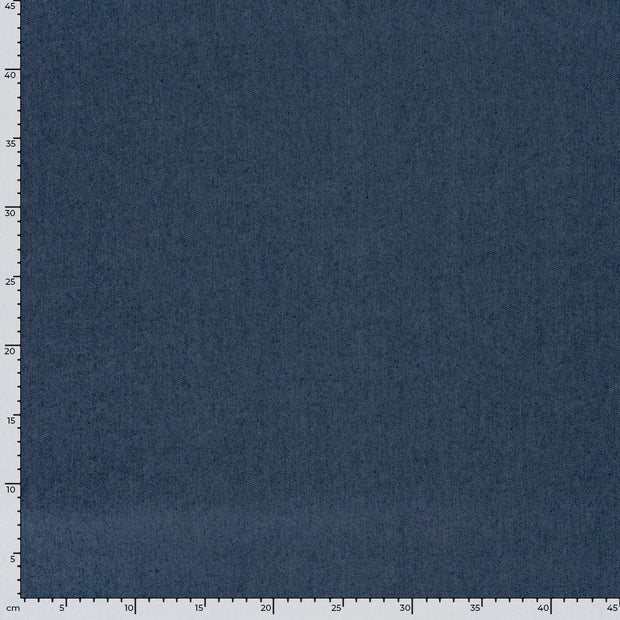 Denim fabric Unicolour Indigo