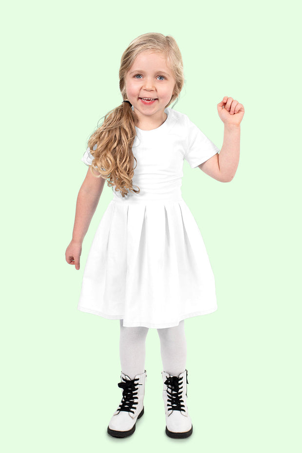 Bamboo Poplin fabric Unicolour White