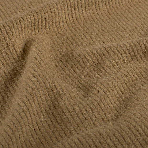 Poly Viscose Jersey fabric Unicolour Camel