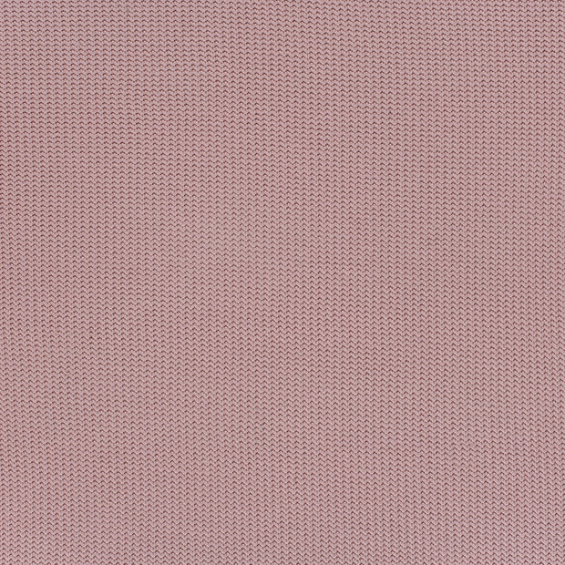 Heavy Knit tissu Rose clair mat 