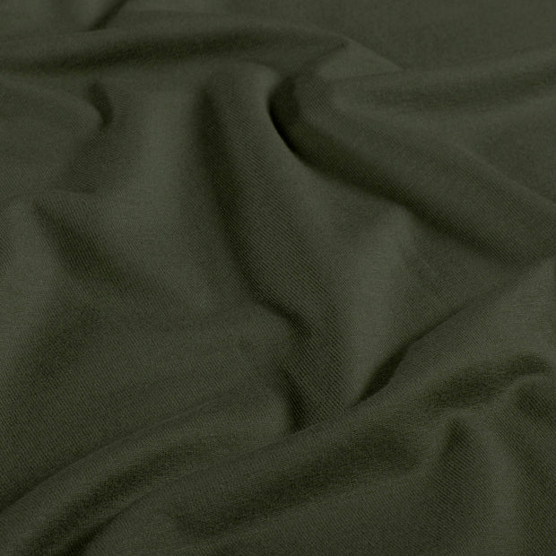 Viscose Jersey fabric Unicolour Olive Green