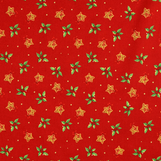  fabric Christmas Red