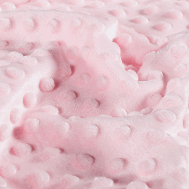 Minky fabric Unicolour Light Pink