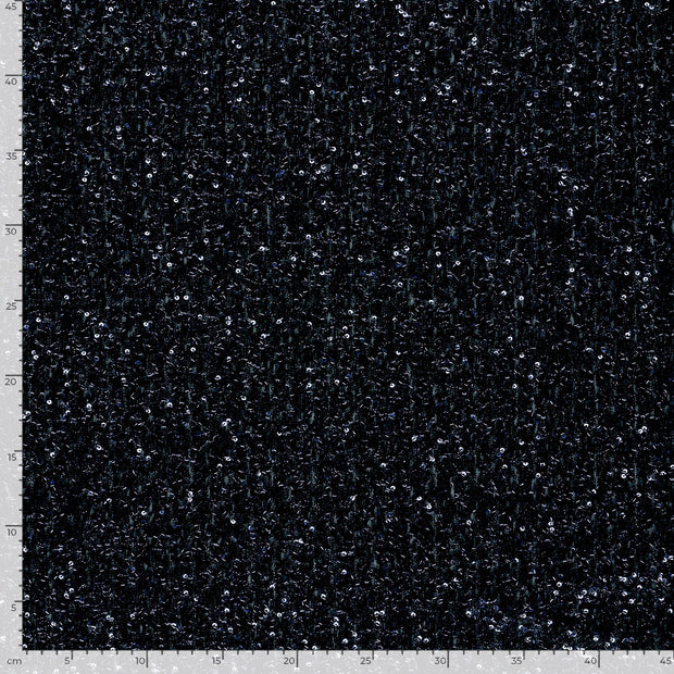 Mesh fabric Unicolour Navy