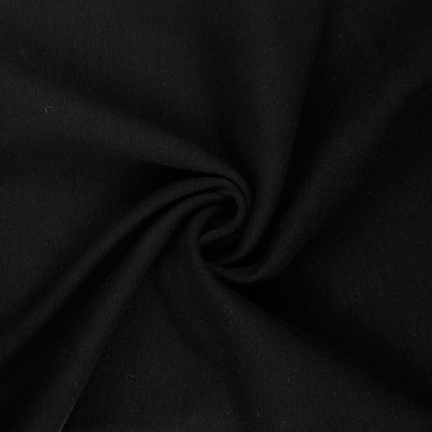 Heavy Knit fabric Black 