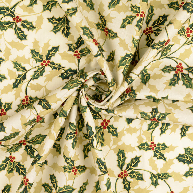  tissu Blanc cassé imprimé 