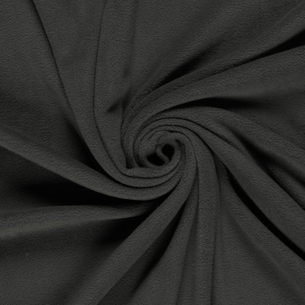 Polar Fleece fabric Dark Grey brushed 